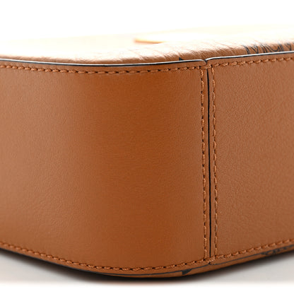 MCM Visetos Camera Crossbody Bag Cognac 9 of 10