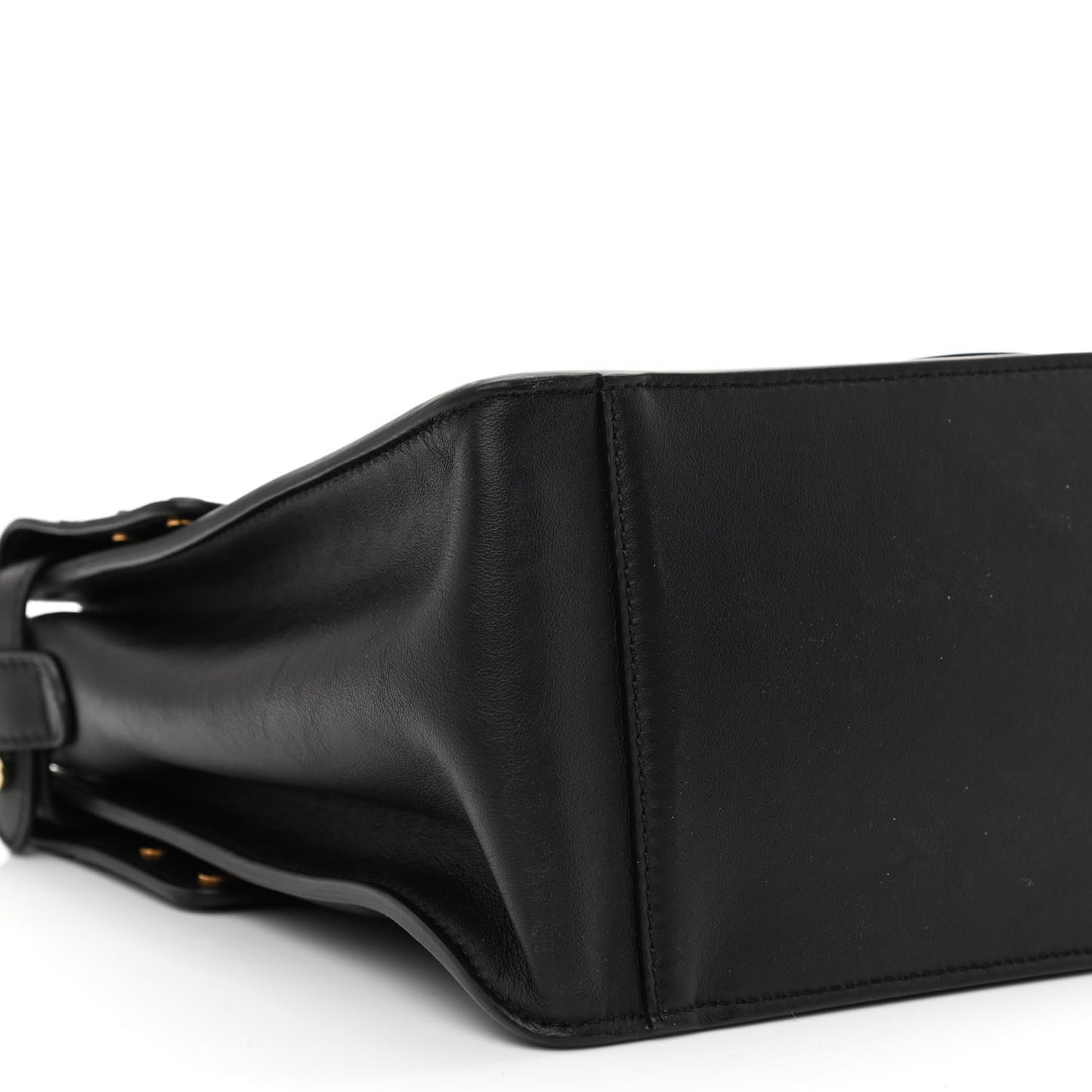 Vitello Grace Matte Large Flip Tote Black