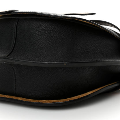Loewe Grained Calfskin Small Gate Crossbody Bag Pecan Black 9 of 9