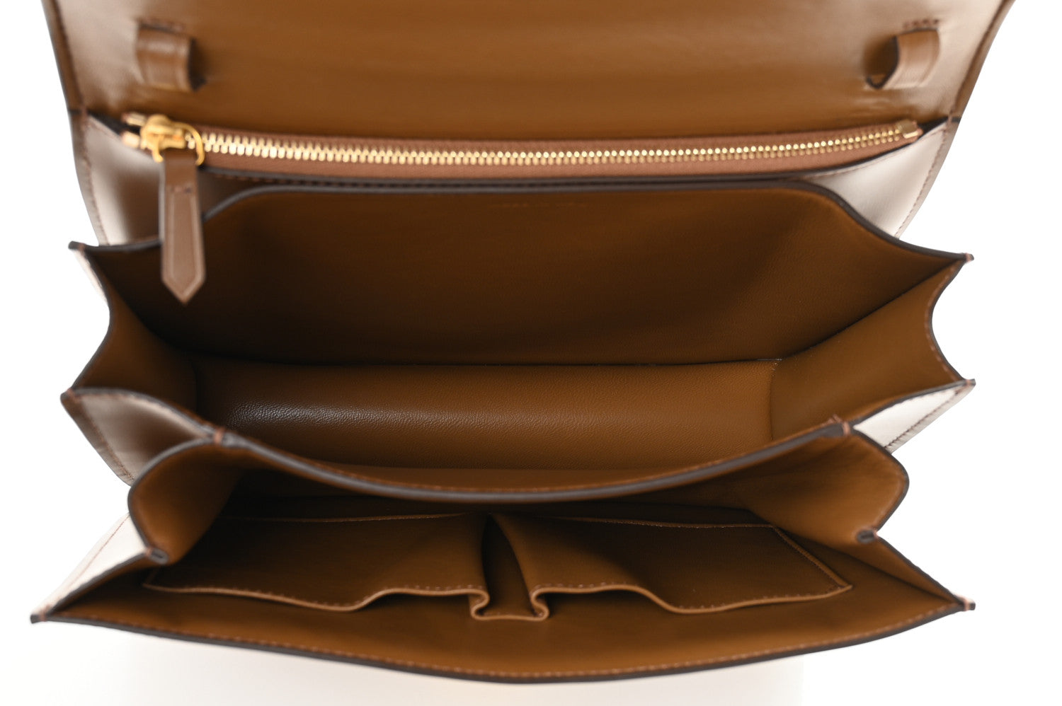 Celine Box Calfskin Medium Classic Box Flap Bag Camel 5 of 15