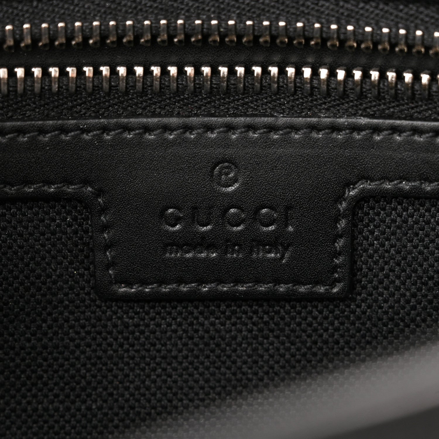 Gucci Soft GG Supreme Monogram Web Belt Bag Black Grey 6 of 10