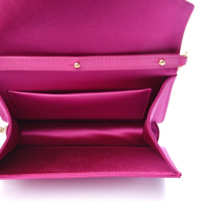 Dolce & Gabbana Silk Small Devotion Envelope Top Handle Bag Fuchsia 5 of 10