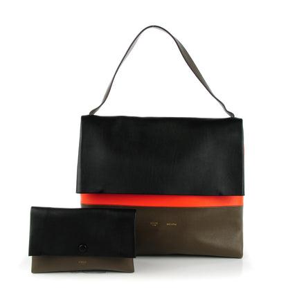 Celine Smooth Calfskin Tri-Color All Soft Shoulder Bag Black 2 of 9