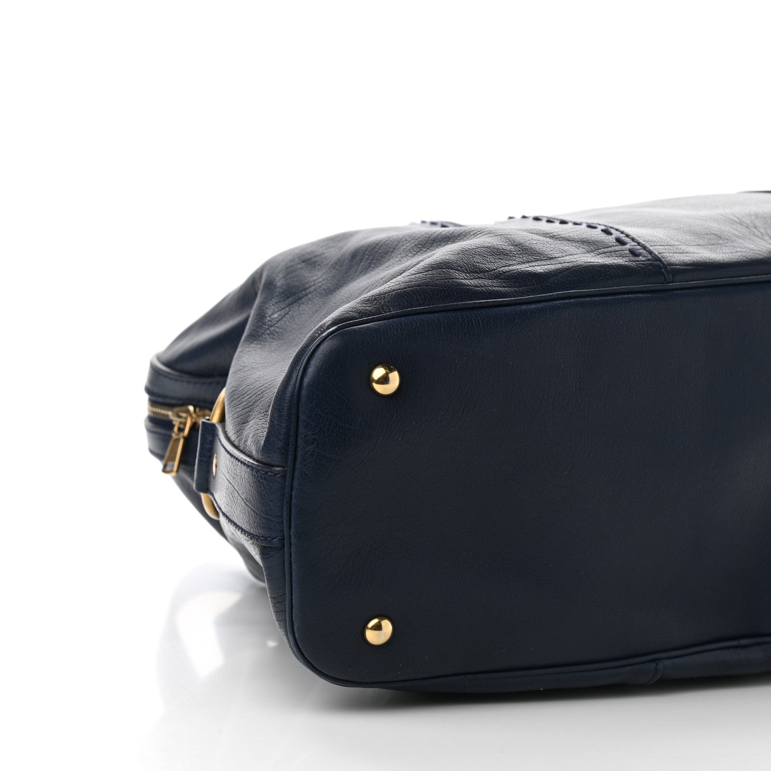 Saint Laurent Calfskin Oversized Muse Dark Blue 9 of 13