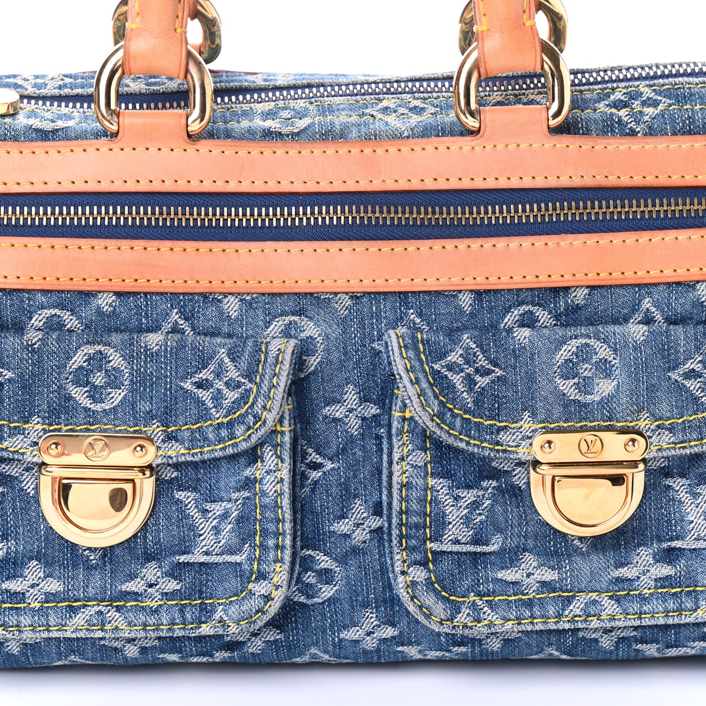 Monogram Denim Neo Speedy Blue
