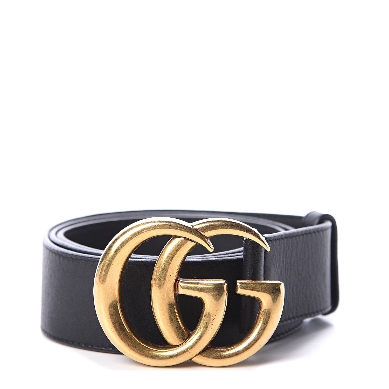 Gucci Calfskin Double G 40mm Belt 90 36 Black 1 of 5