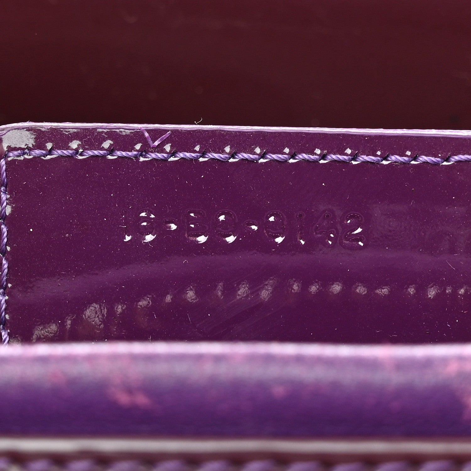Christian Dior Patent Cannage Medium Lady Dior Purple 7 of 11