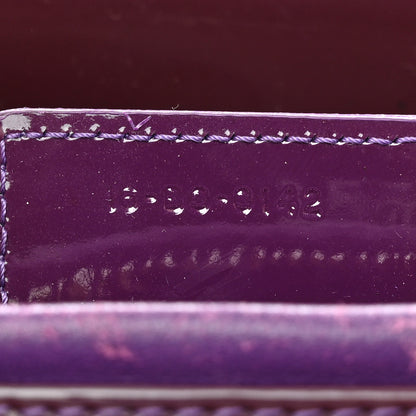 Christian Dior Patent Cannage Medium Lady Dior Purple 7 of 11