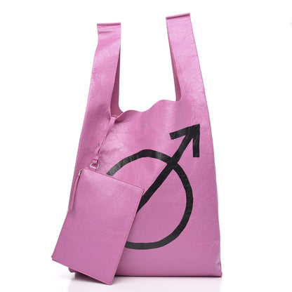 Balenciaga Agneau Arena All Gender M Supermarket Shopper Rose Bonbon 4 of 12