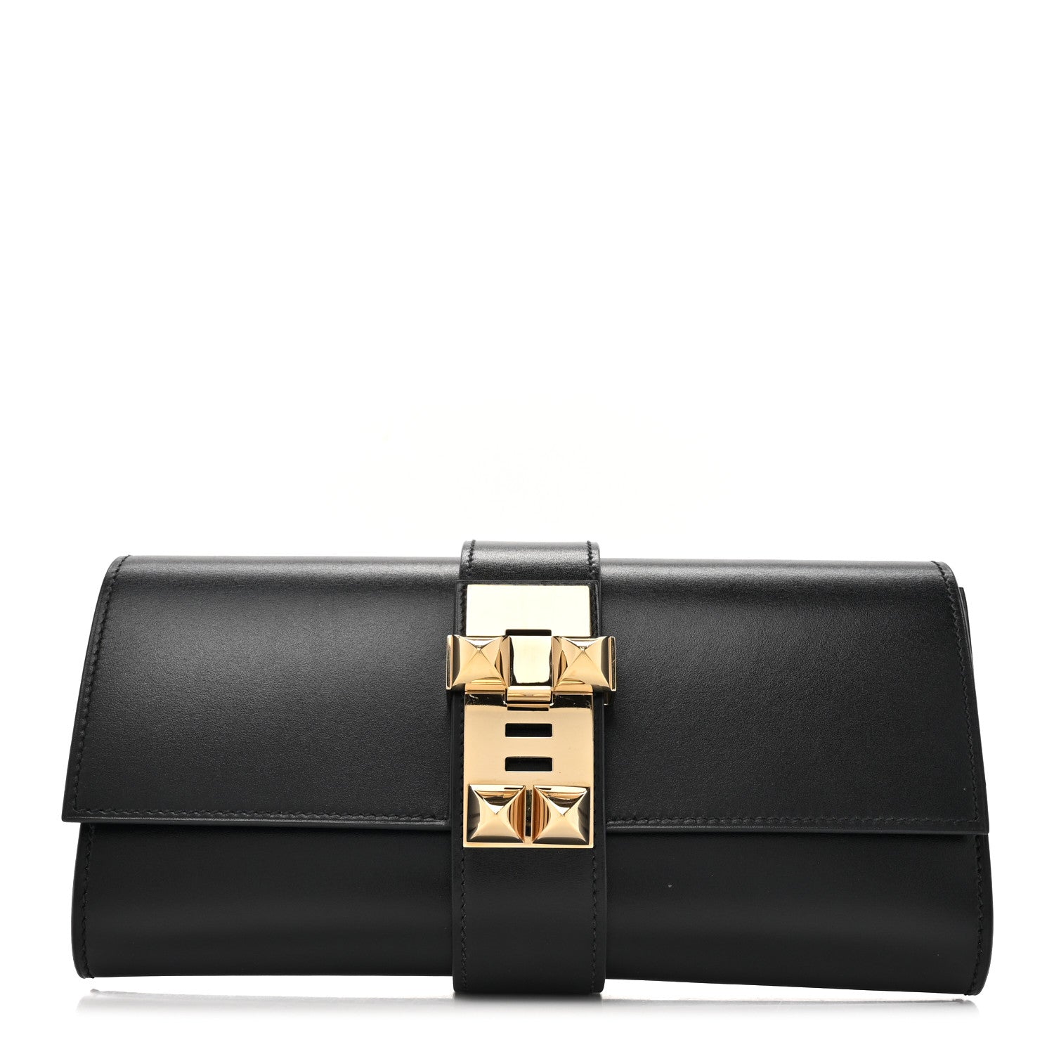 Hermes Box Medor 23 Clutch Black 1 of 10