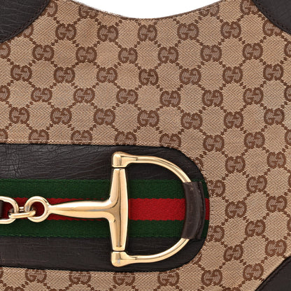 Gucci Monogram Hasler Hobo Dark Brown 8 of 14