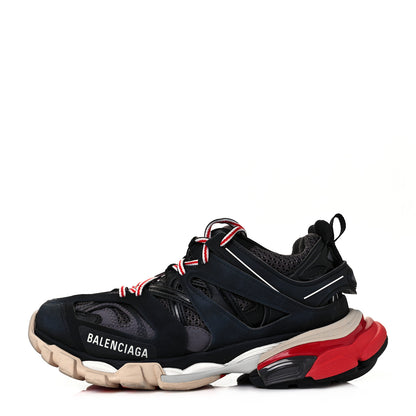 Balenciaga Mesh Nylon Womens Track Sneakers 38 Black Gris 1 of 8