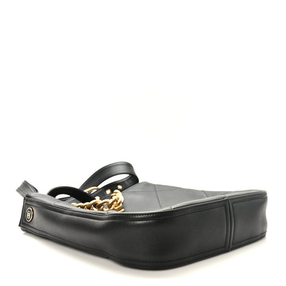 Chanel Calfskin Stitched Easy Mood Hobo Black 4 of 9