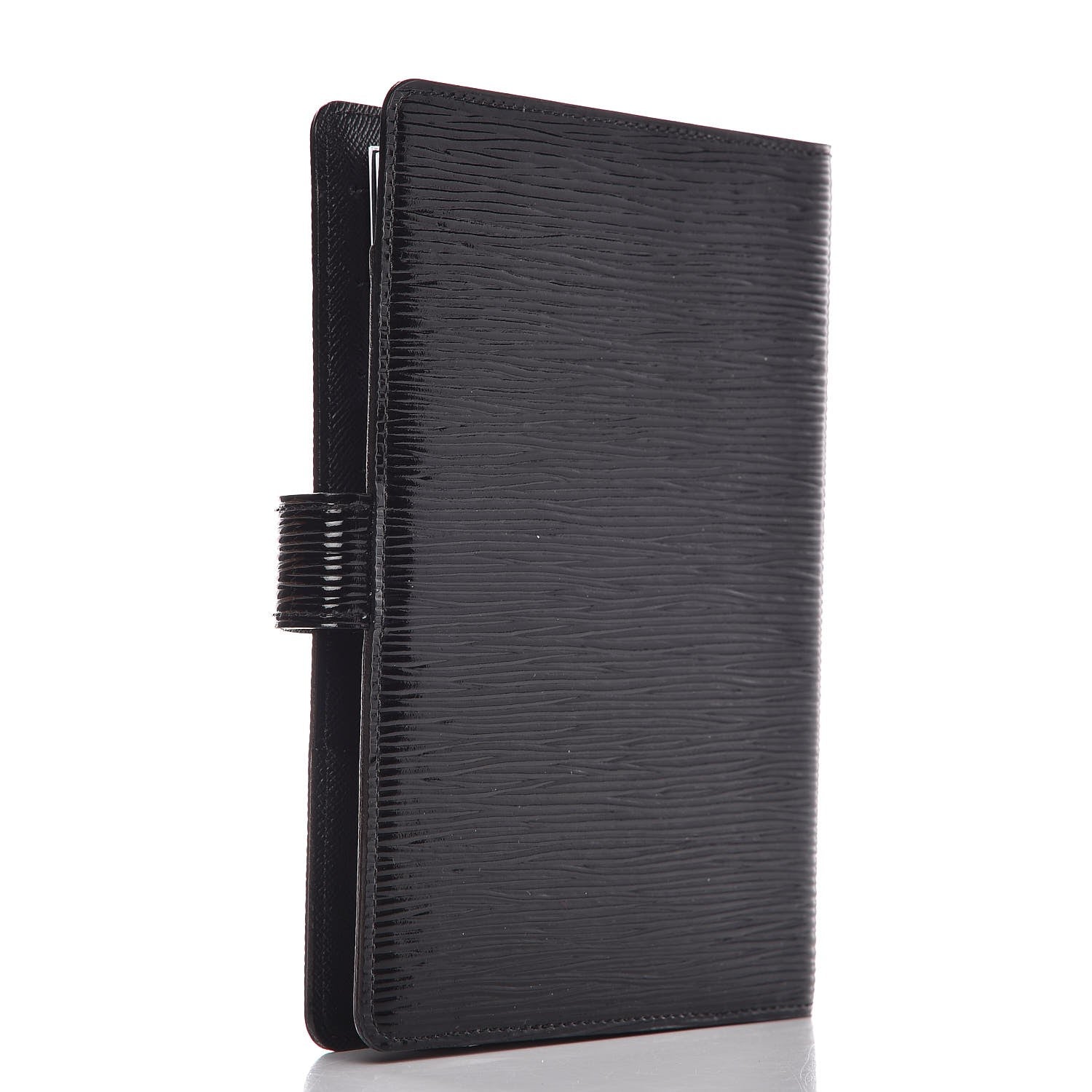 Louis Vuitton Electric Epi Medium Ring Agenda Cover Black 3 of 9