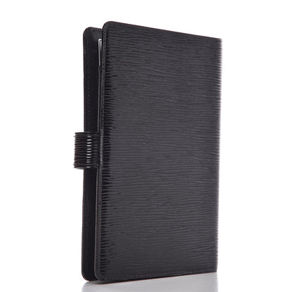 Louis Vuitton Electric Epi Medium Ring Agenda Cover Black 3 of 9