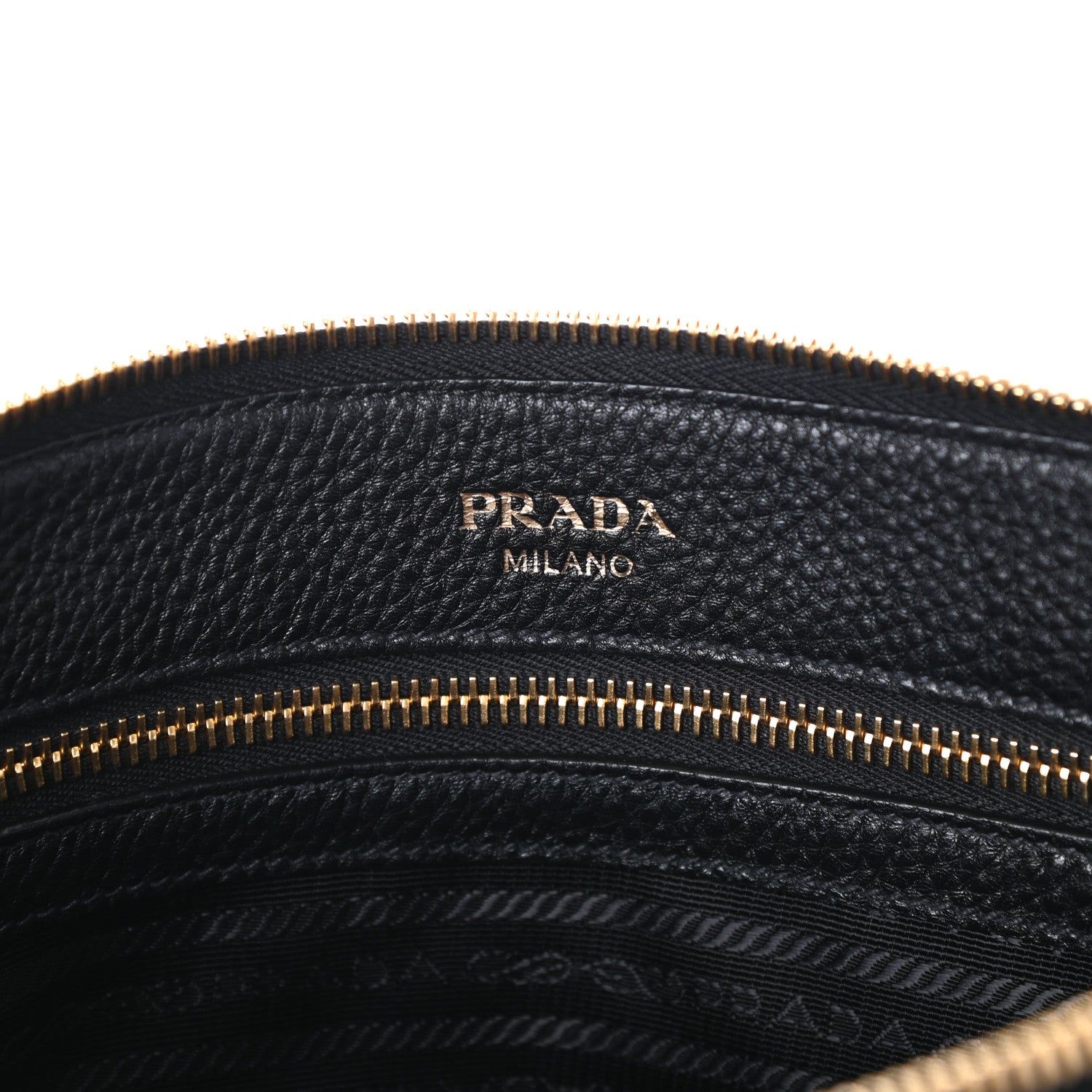 Prada Vitello Daino Crossbody Bag Black 6 of 8