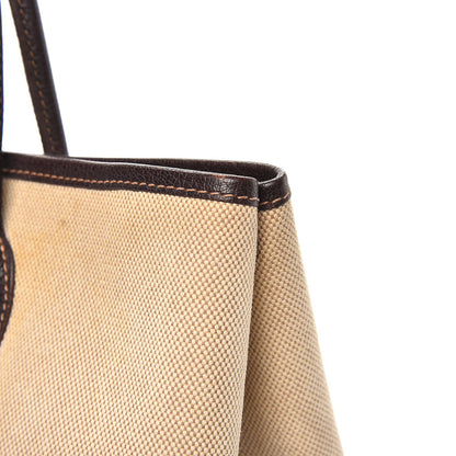 Hermes Toile Buffalo Garden Party Tote 30 TPM Marron Fonce 19 of 19