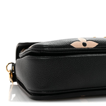 Louis Vuitton Empreinte Monogram Giant Pochette Metis Black Beige 8 of 9