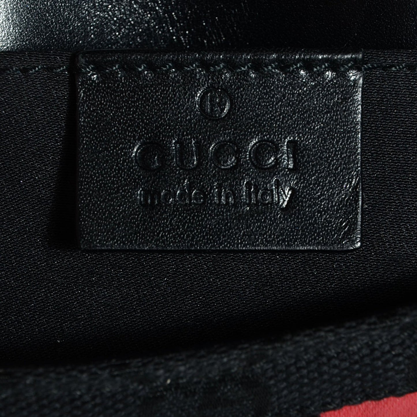 Monogram Horsebit Web Clutch Black