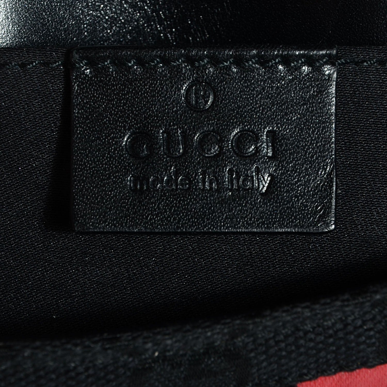 Gucci Monogram Horsebit Web Clutch Black 6 of 7