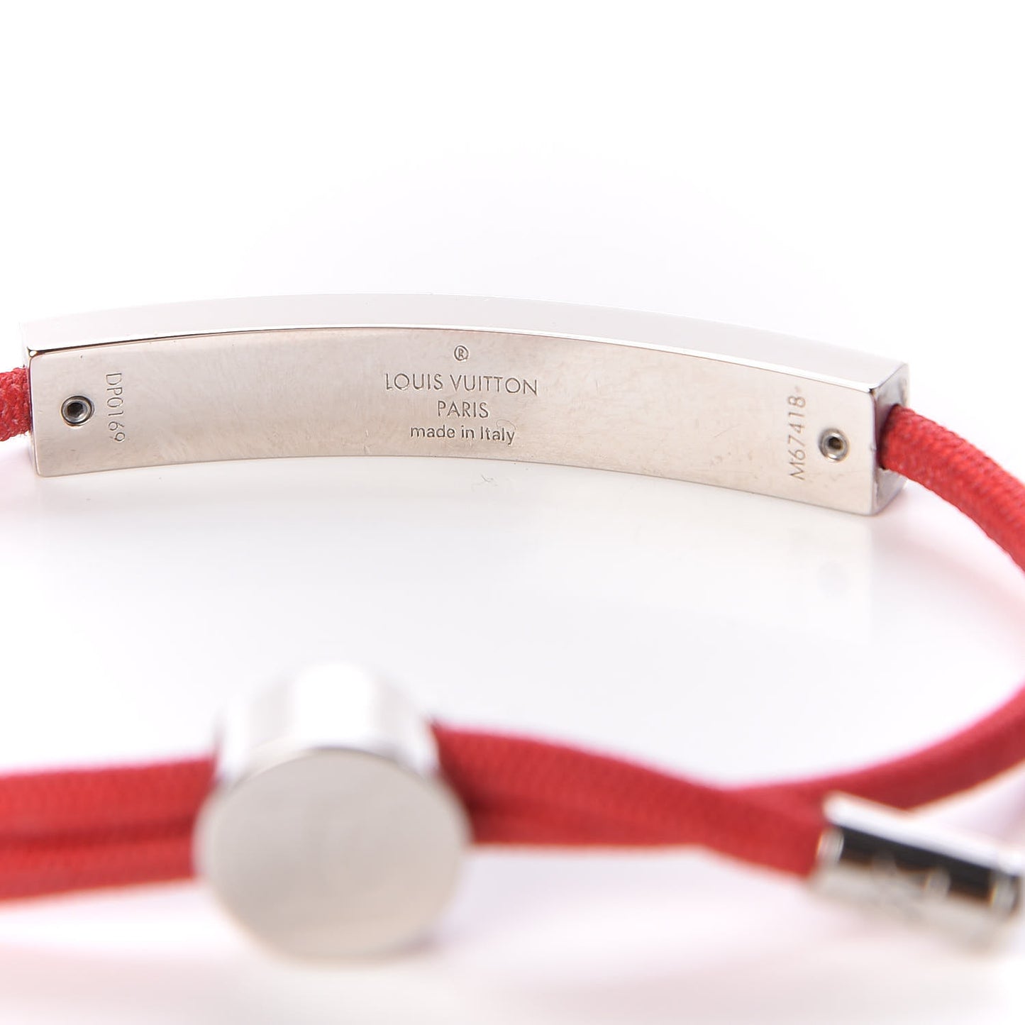 Nylon LV Space Bracelet Rouge