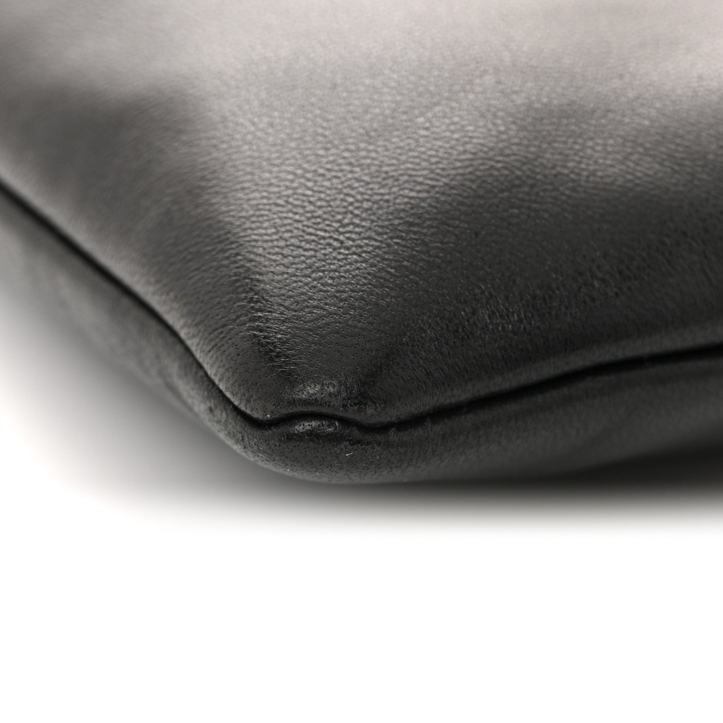 Lambskin Small Calypso Pouch Black