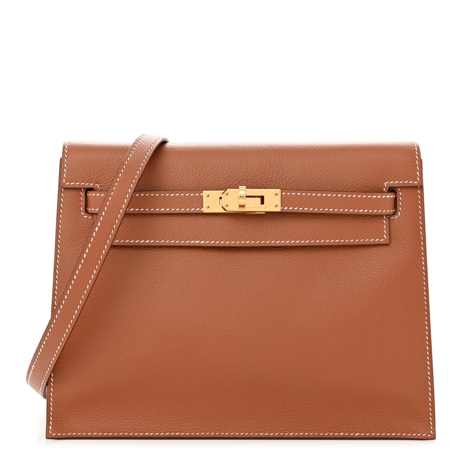 Hermes Evercolor Kelly Danse II Belt Bag Gold 1 of 10