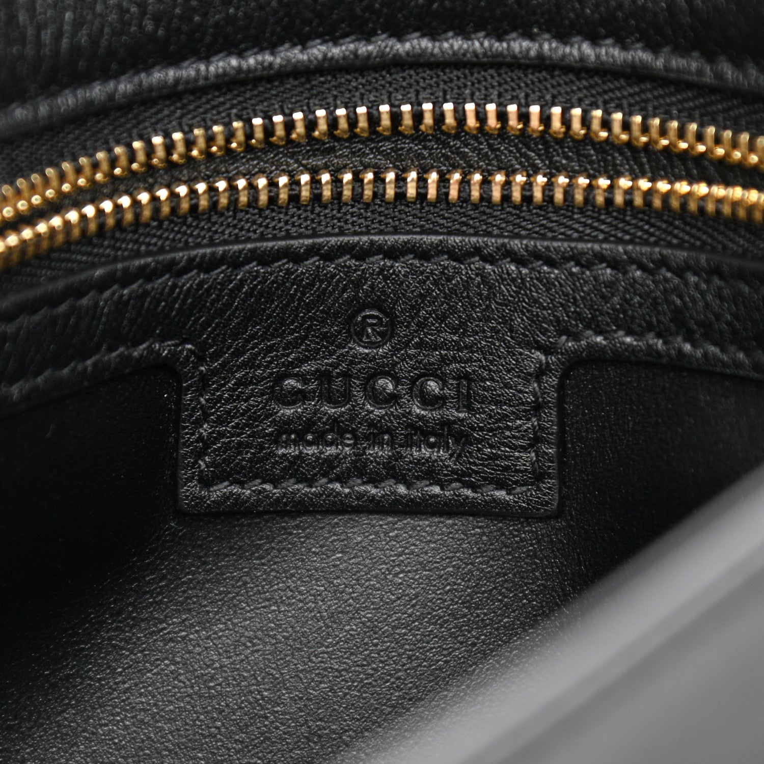 Gucci Roxy Calfskin Blondie Chain Shoulder Flap Bag Black 6 of 10