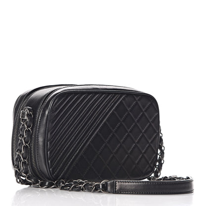 Chanel Lambskin Small Coco Boy Camera Case Black 3 of 11
