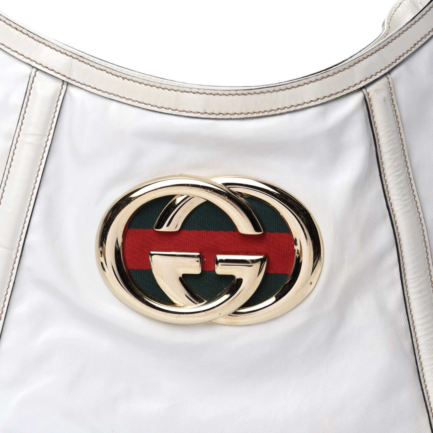 Gucci Dialux Medium Britt Shoulder Bag Off White 10 of 10