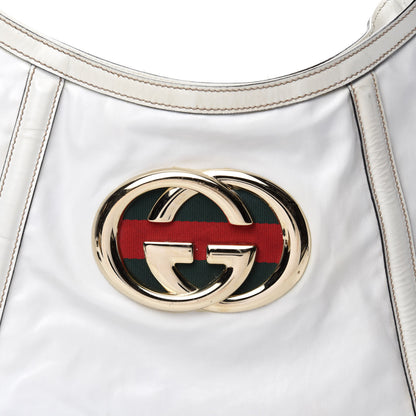 Gucci Dialux Medium Britt Shoulder Bag Off White 10 of 10