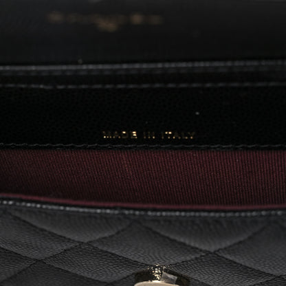 Chanel Caviar Quilted Mini Chain Bag Black 12 of 12