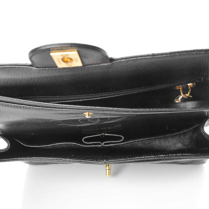 Chanel Caviar Quilted Medium Double Flap Black 6 of 10