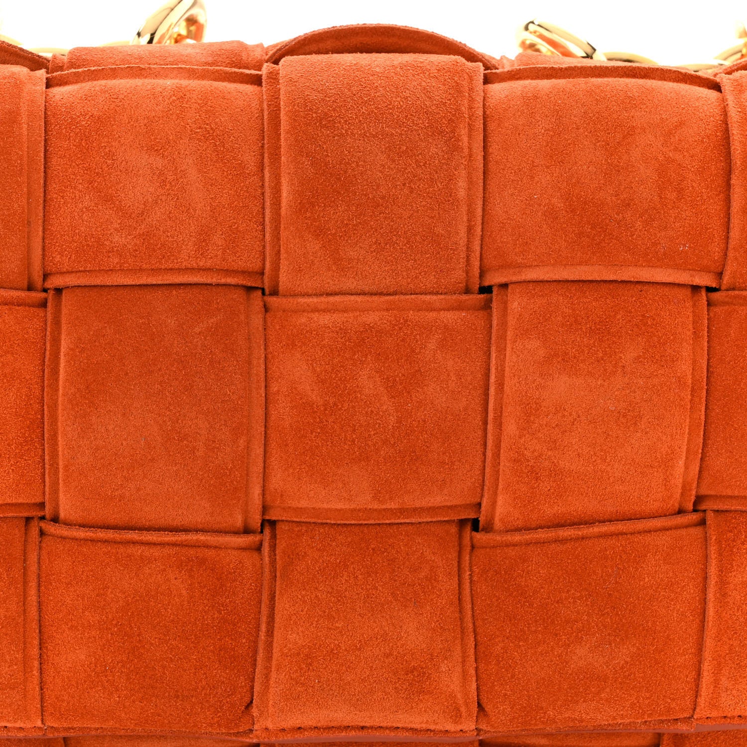 Bottega Veneta Suede Maxi Intrecciato Padded Chain Cassette Crossbody Bag 8 of 10