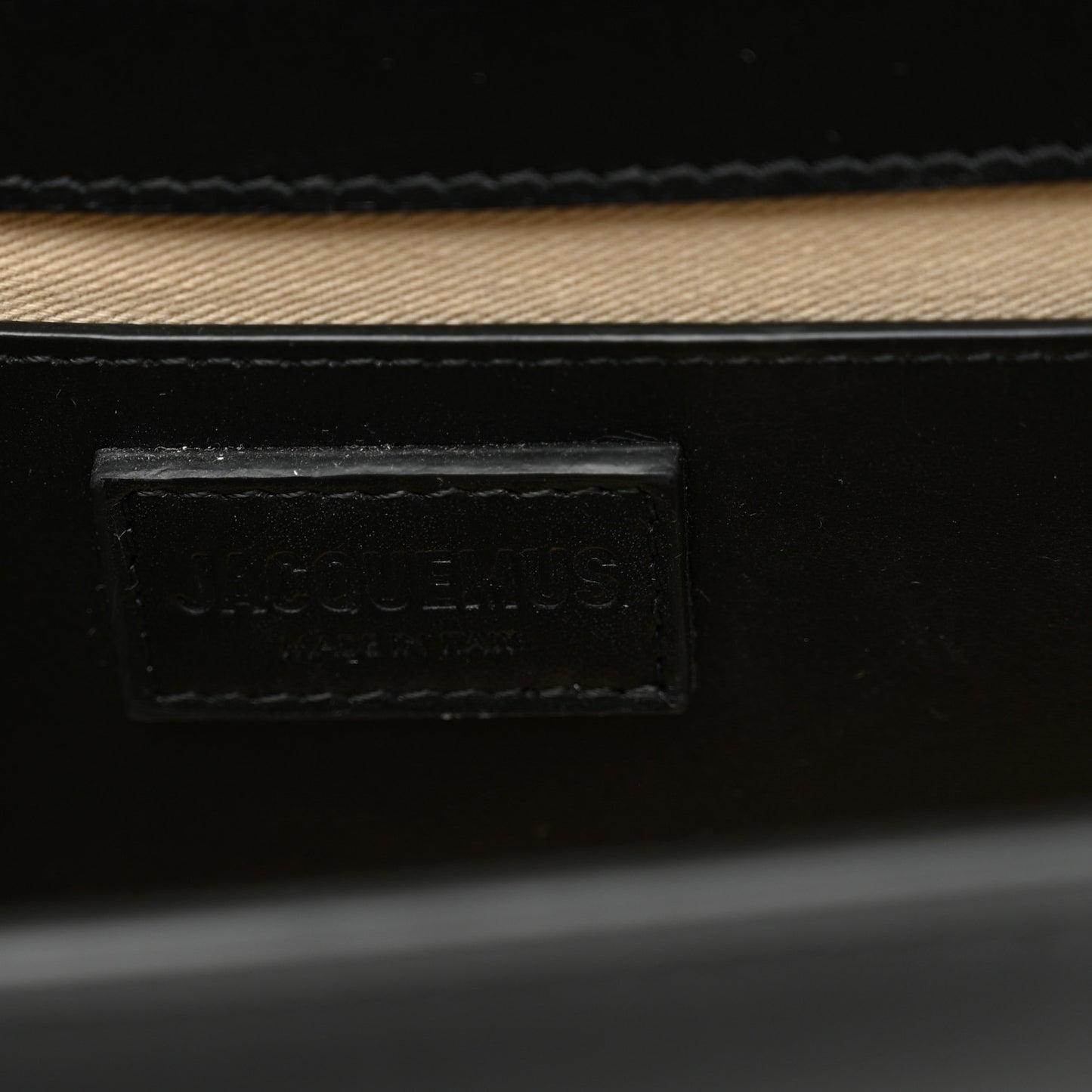 Smooth Calfskin Le Bambinou Black