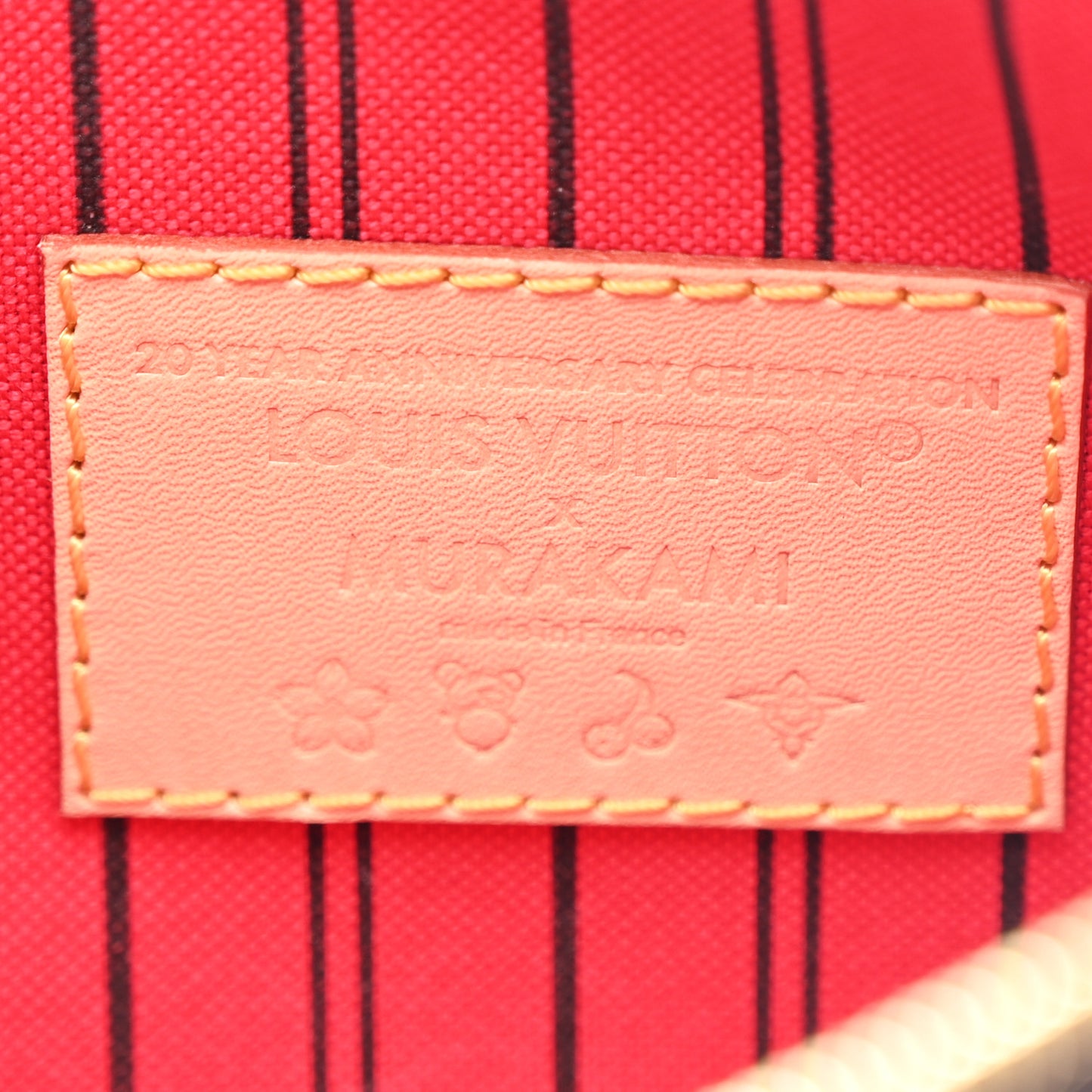 LV X TM Monogram Cerises Neverfull Pochette