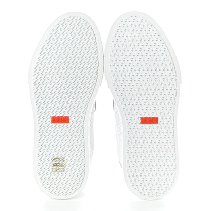Hermes Calfskin Perforated Day Sneakers 38 White 5 of 8