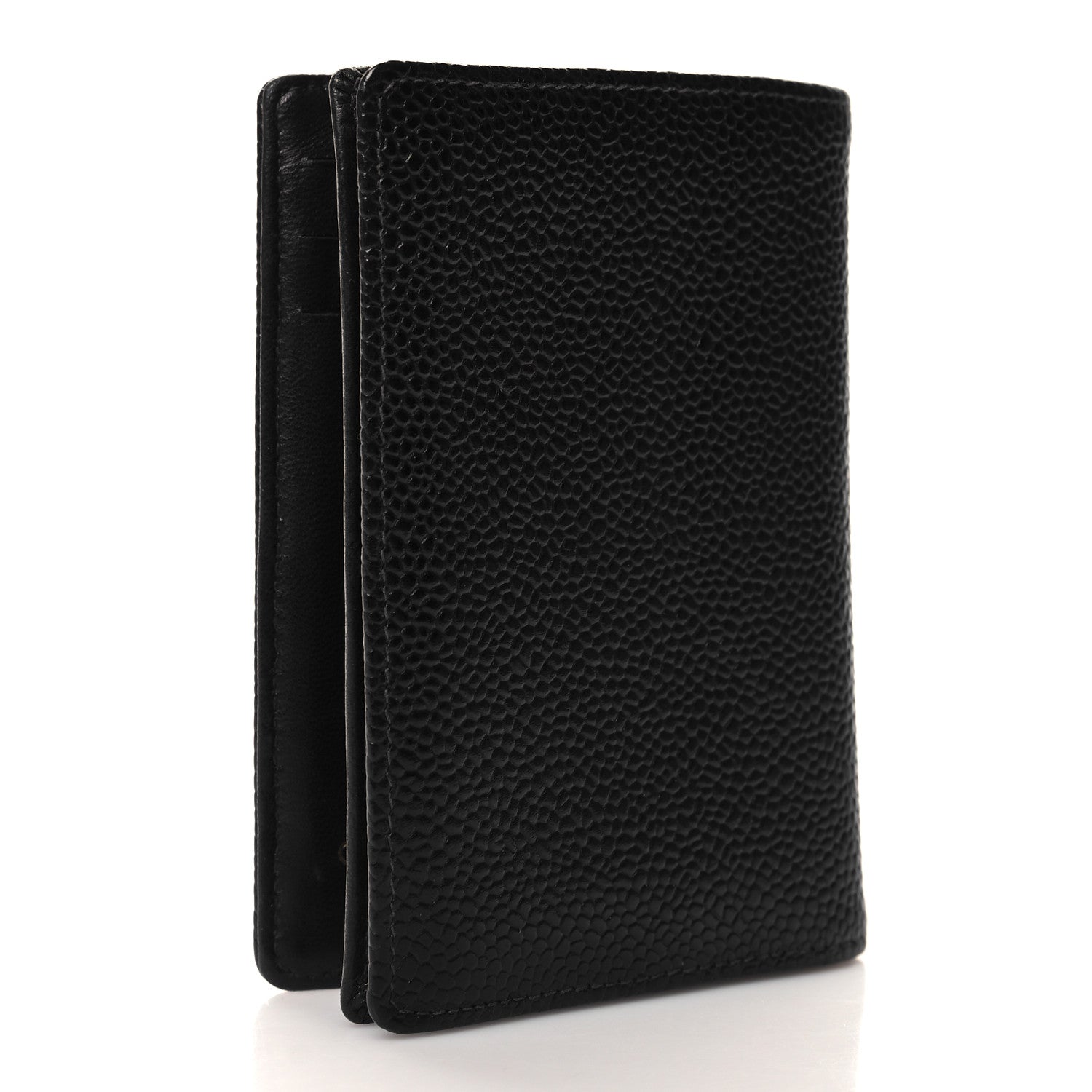 Chanel Caviar Timeless CC Card Holder Wallet Black 3 of 9
