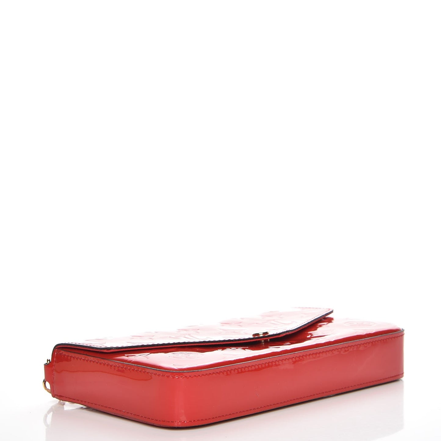 Vernis Felicie Pochette Chain Wallet Cherry