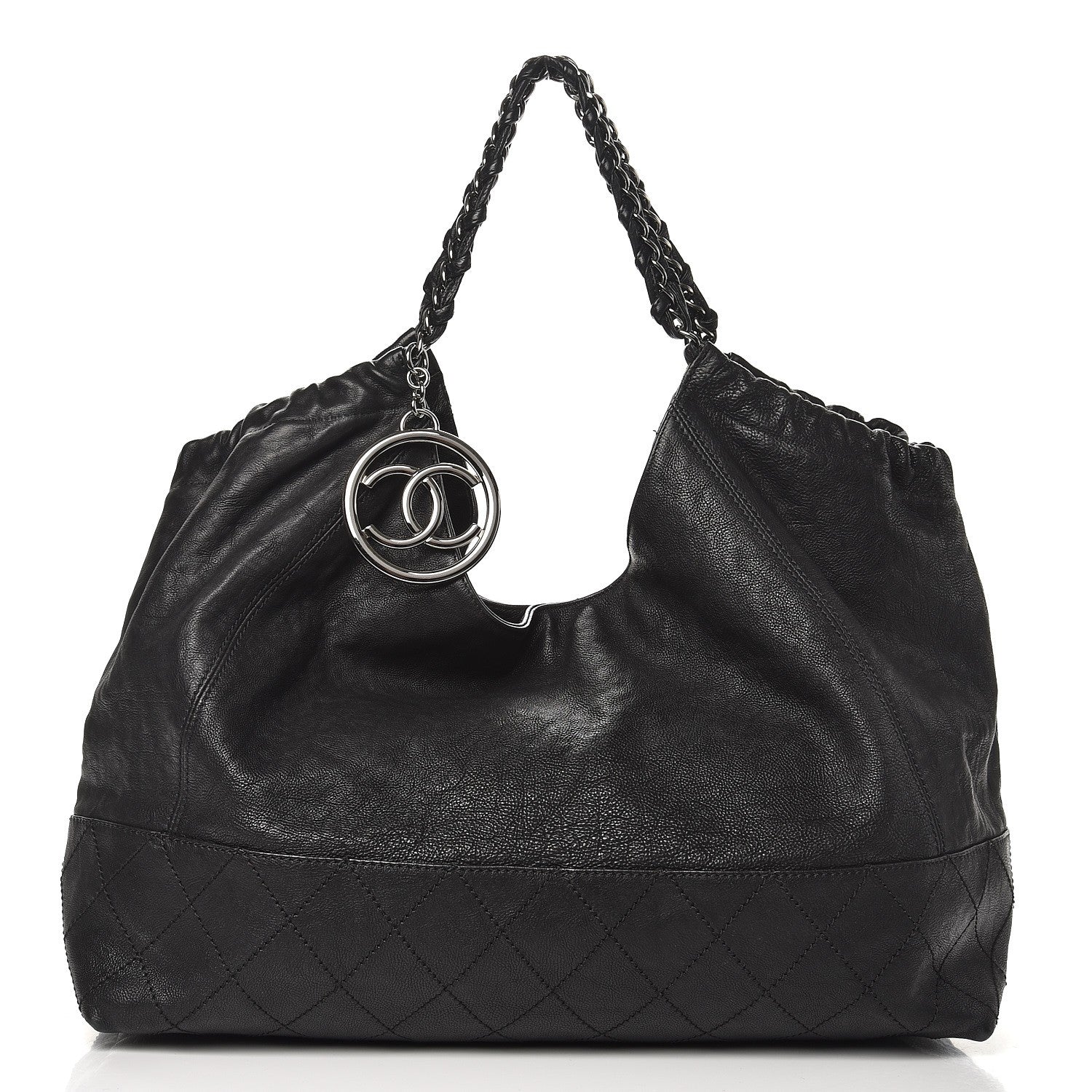 Chanel Distressed Caviar XL Coco Cabas Black 1 of 14