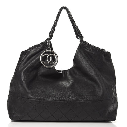 Chanel Distressed Caviar XL Coco Cabas Black 1 of 14