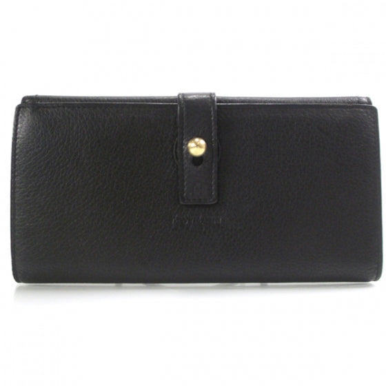 Leather Downtown Wallet Black