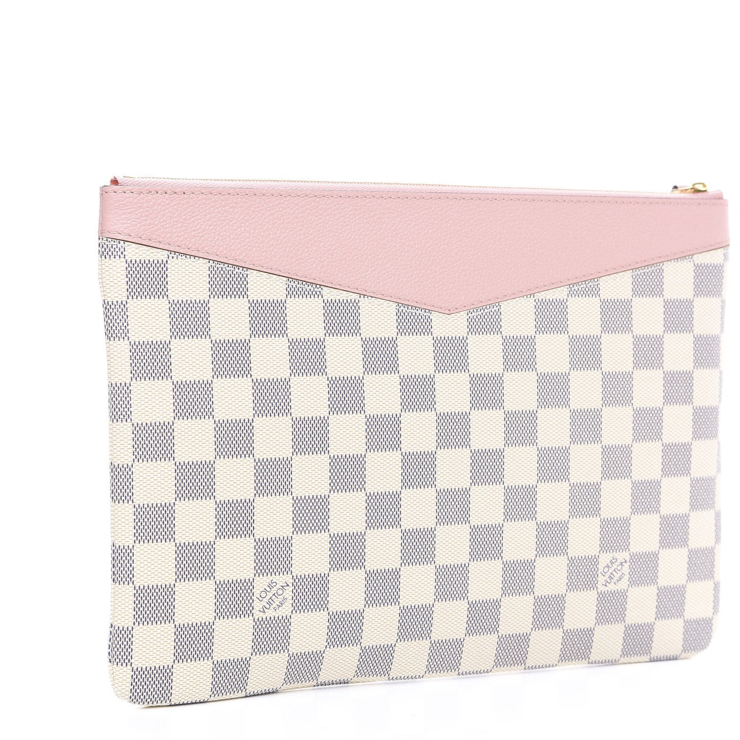 Damier Azur Daily Pouch Rose Poudre