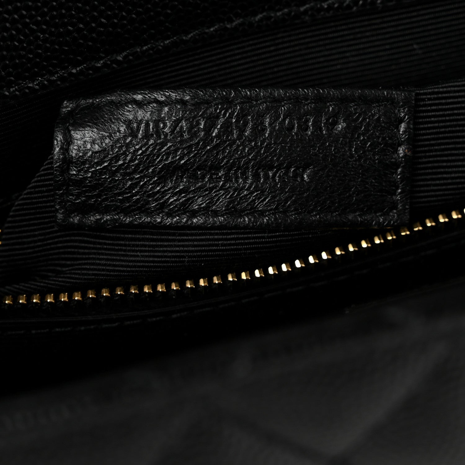 Saint Laurent Grain De Poudre Textured Mixed Matelasse Large Triquilt Monogram Satchel Black 7 of 10