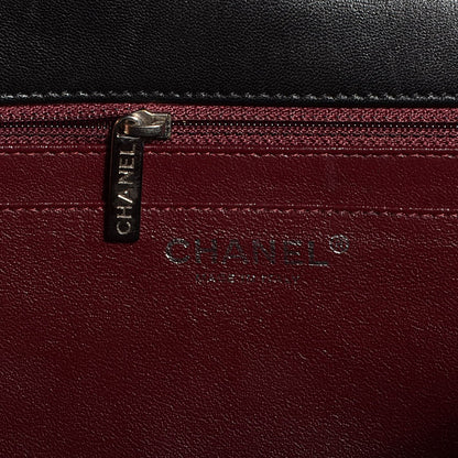 Chanel Lambskin Quilted Jumbo Single Flap Black 6 of 8