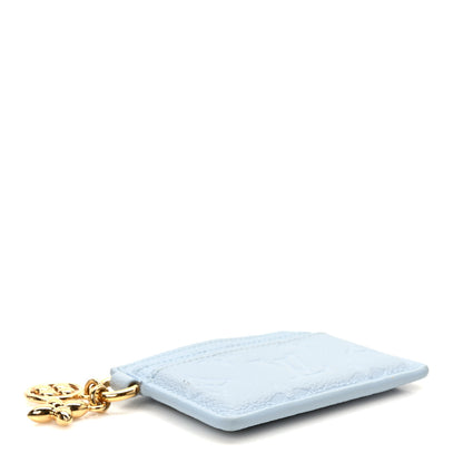 Louis Vuitton Empreinte Monogram LV Charms Card Holder Bleu Olympe 4 of 6