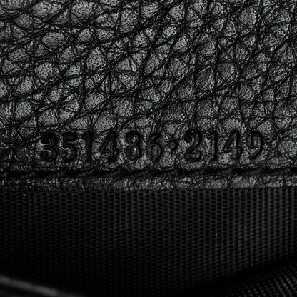 Gucci Pebbled Calfskin Medium Soho Zip Around Wallet Black 7 of 7