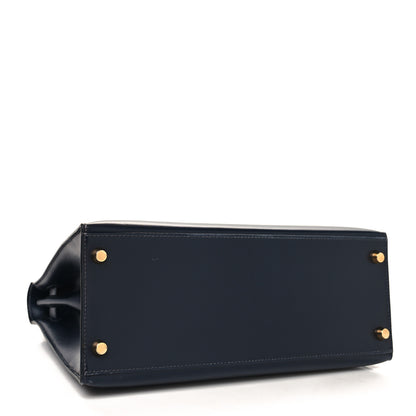 Hermes Box Kelly Sellier 28 Bleu Marine 4 of 18