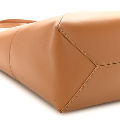 Loewe Shiny Calfskin Medium Puzzle Fold Tote Warm Desert 8 of 9