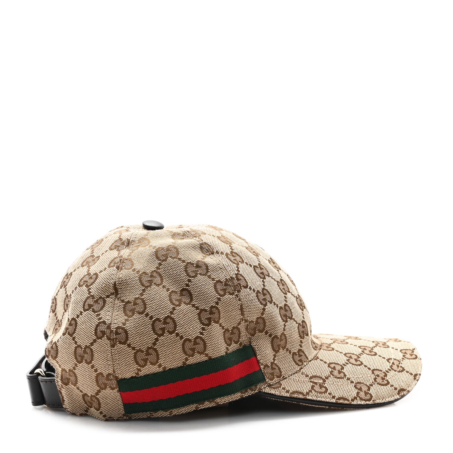 Gucci Monogram Web Baseball Hat S Beige Cocoa 6 of 10